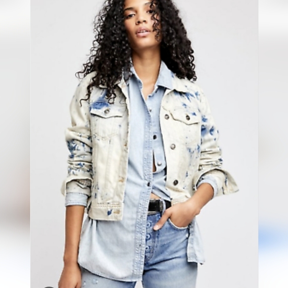 90s Vintage denim jacket - Picture 1 of 10